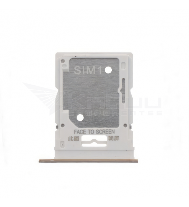 Bandeja Sim Dual para Xiaomi Redmi Note 12 Pro 4G 2209116AG Blanco