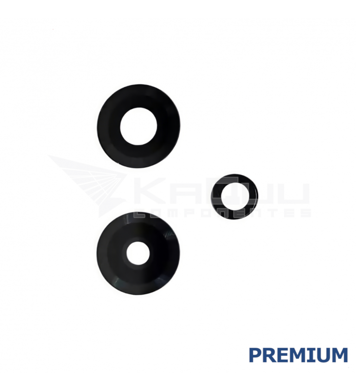 Set de 3 Cristal Cámara Lente para Xiaomi Redmi Note 12 5G 22111317I Premium