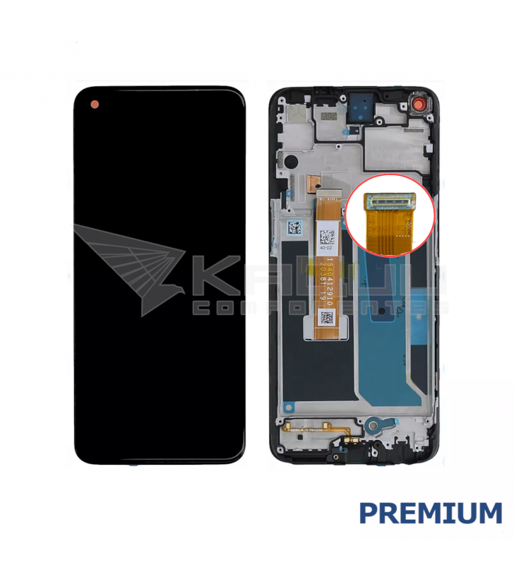 Pantalla Lcd para OnePlus Nord N10 5G BE2029 Marco Negro Premium