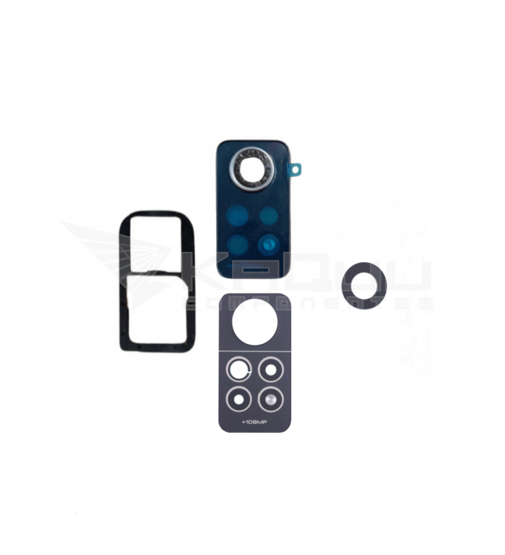 Kit Embellecedor Cristal Cámara Lente para Xiaomi Redmi Note 12 Pro 4G 2209116AG