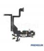 Flex Conector Carga para iPhone 13 Pro A2483 A2636 Plata Premium