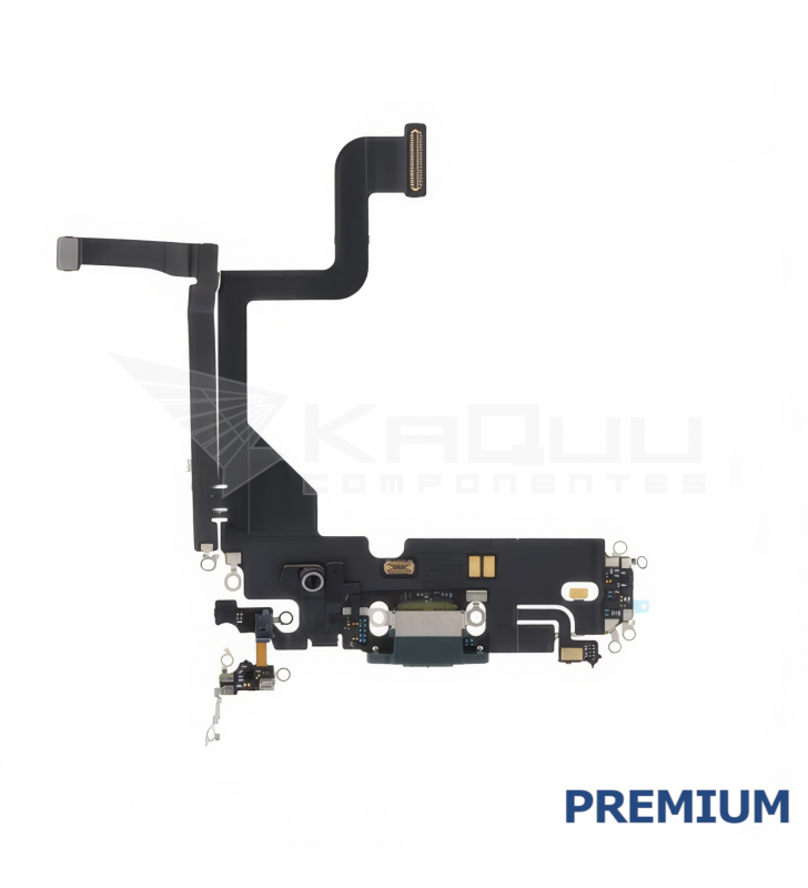 Flex Conector Carga para iPhone 13 Pro A2483 A2636 Verde Premium