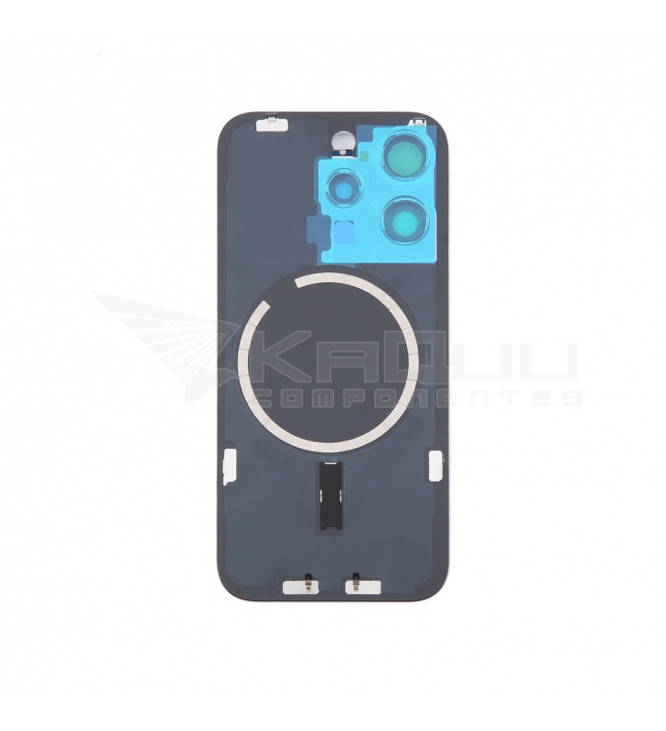 Tapa Trasera Completa para iPhone 16 Pro Max A3296 Plata