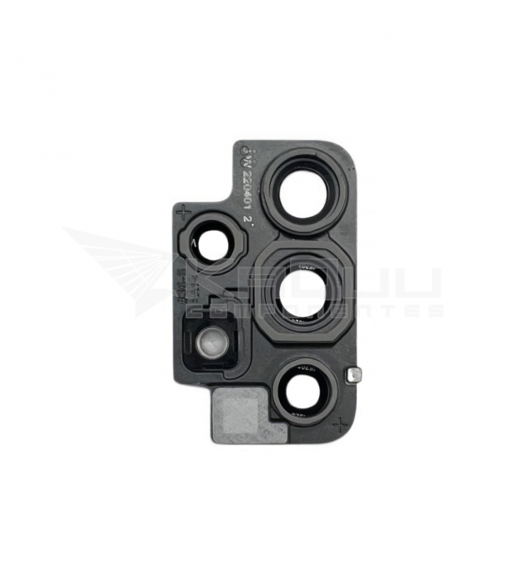 Embellecedor Cristal Cámara Lente para Samsung A52s 5G A528B Negro
