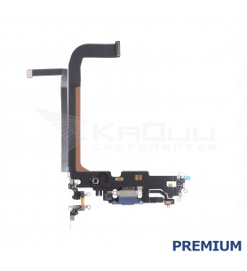 Flex Conector Carga para iPhone 13 Pro Max A2484 A2641 Azul Premium