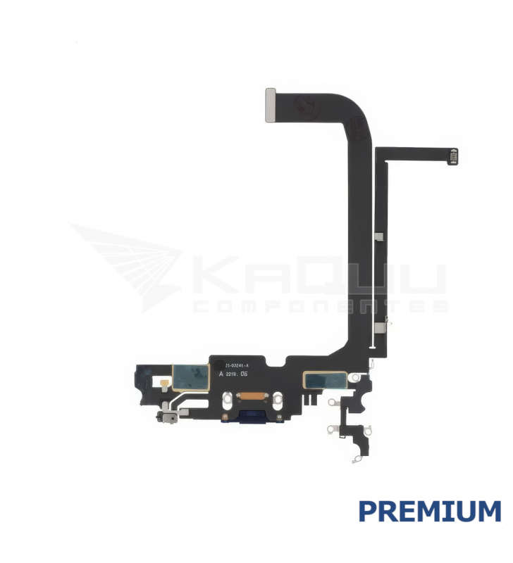 Flex Conector Carga para iPhone 13 Pro Max A2484 A2641 Azul Premium