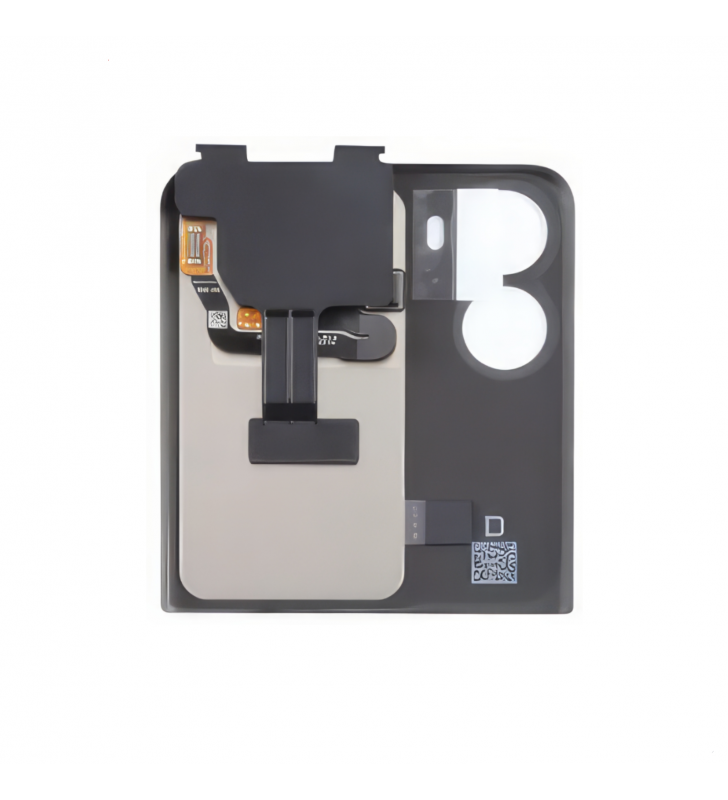 Tapa Trasera Lcd para Oppo Find N2 Flip CPH2437 Negro Premium