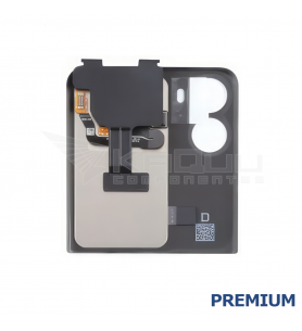 Tapa Trasera Lcd para Oppo Find N2 Flip CPH2437 Negro Premium