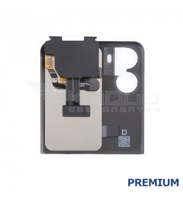 Tapa Trasera Lcd para Oppo Find N2 Flip CPH2437 Negro Premium