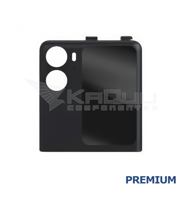 Tapa Trasera Lcd para Oppo Find N2 Flip CPH2437 Negro Premium