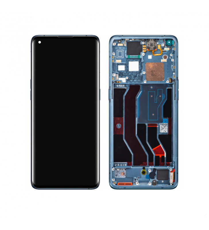 Pantalla Lcd Oppo Find X3 Pro CPH2173 Marco Azul 4906613 Service Pack