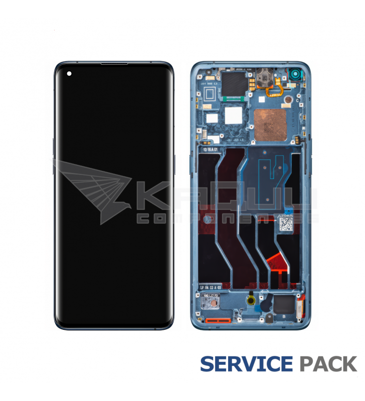 Pantalla Lcd Oppo Find X3 Pro CPH2173 Marco Azul 4906613 Service Pack
