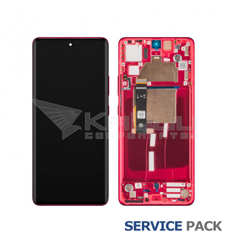 Pantalla Lcd Motorola Edge 30 Fusion XT2243 Marco Rosa 5D68C22034 5D68C22035 Service Pack