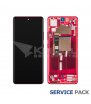 Pantalla Lcd Motorola Edge 30 Fusion XT2243 Marco Rojo 5D68C22034 5D68C22035 Service Pack