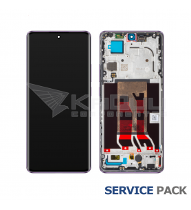 Pantalla Lcd Oppo Reno10 Pro CPH2525 Marco Púrpura 621029000058 Service Pack