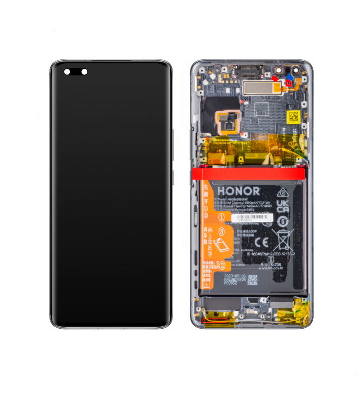 Pantalla Lcd Honor Magic4 Pro LGE-NX9 Marco Negro con Batería 0235AGXA Service Pack