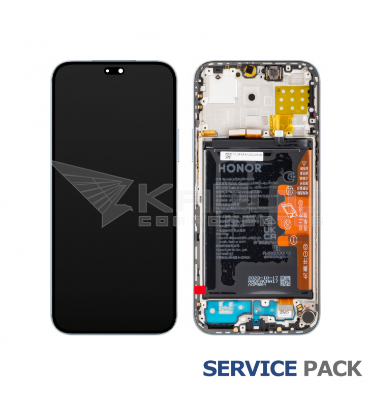 Pantalla Lcd Honor X8B LLY-LX1 Marco Plata con Batería 0235AHGE Service Pack