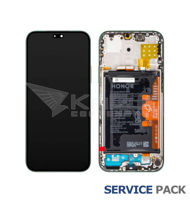 Pantalla Lcd Honor X8B LLY-LX1 Marco Verde con Batería 0235AHGF Service Pack