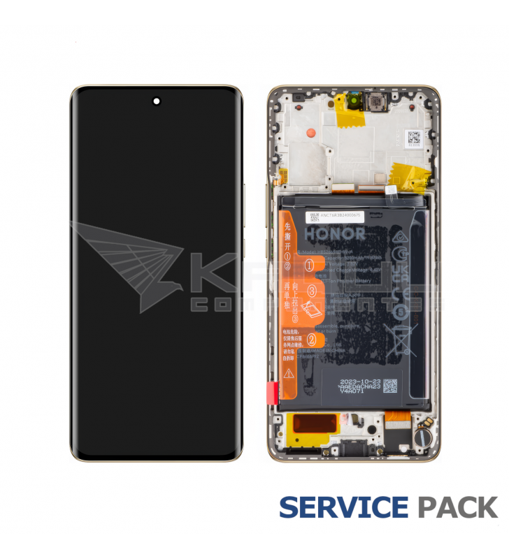 Pantalla Lcd Honor Magic6 Lite ALI-NX3 Marco Naranja con Batería 0235AHHS 0235AHHT Service Pack