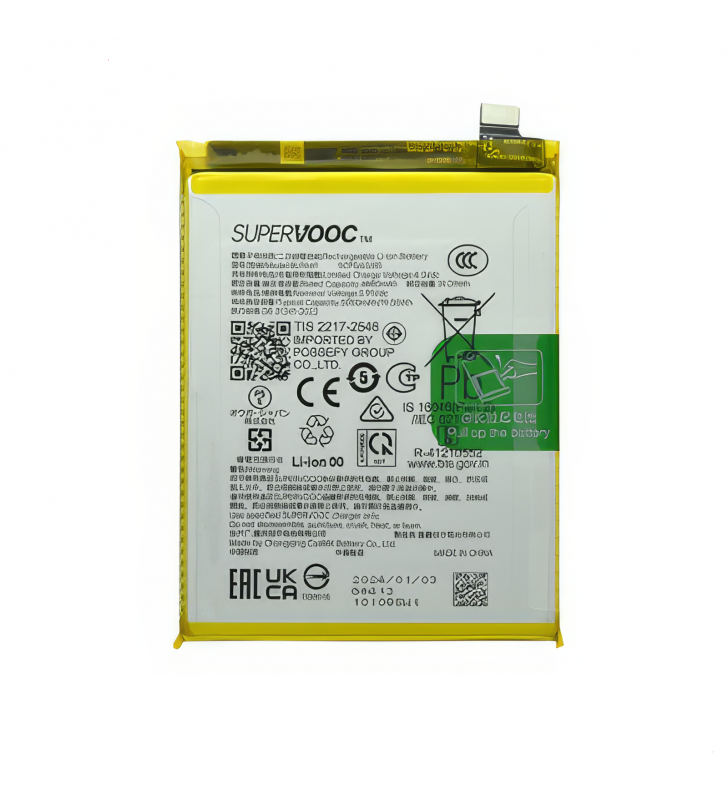 Batería BLPA41 5000mAh Oppo F25 Pro, Reno11 F CPH2603 621035000076 Service Pack