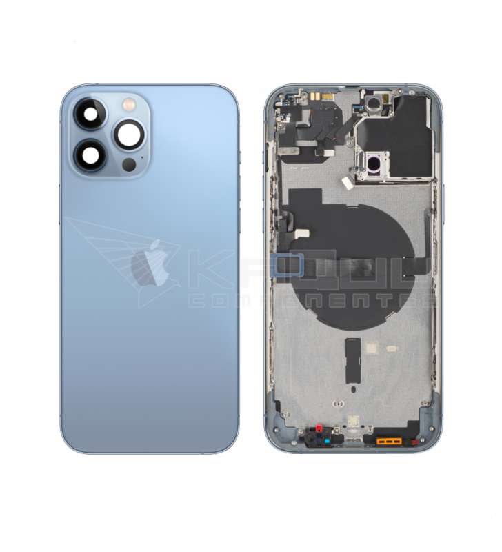 Chasis Carcasa Marco y Tapa para iPhone 13 Pro Max A2484 A2641 Azul Usado Grado A
