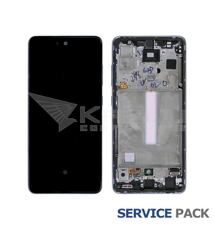 Pantalla Lcd Samsung Galaxy A52S 5G A528B Marco Violeta GH82-26861C Service Pack