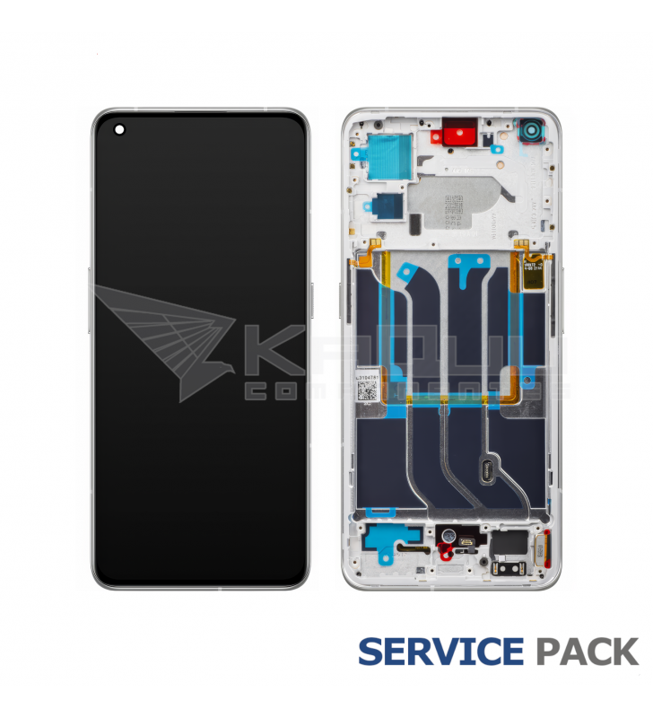 Pantalla Lcd Realme GT2 Pro RMX3300 Marco Blanco 4909408 Service Pack