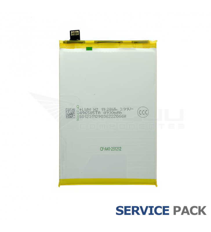 Batería BLP837 4500mAh Realme 9 Pro Plus RMX3392, 8 Pro RMX3081 4906818 4909547 Service Pack
