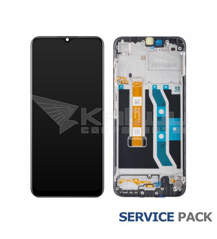 Pantalla Lcd Realme C25Y RMX3265 Marco Negro 4908854 4909036 Service Pack