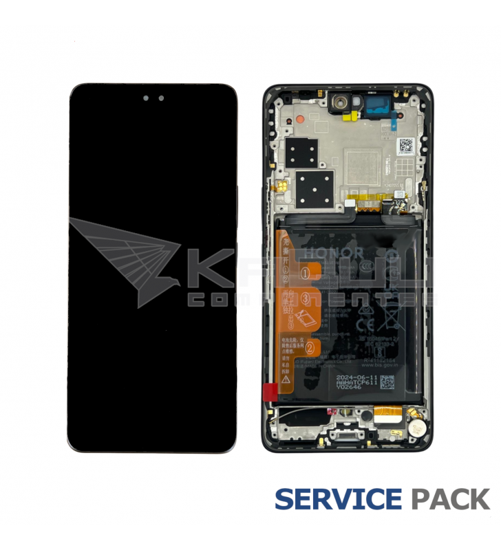 Pantalla Lcd Honor 200 Pro ELP-AN00 Marco Negro 0235ALRD Service Pack