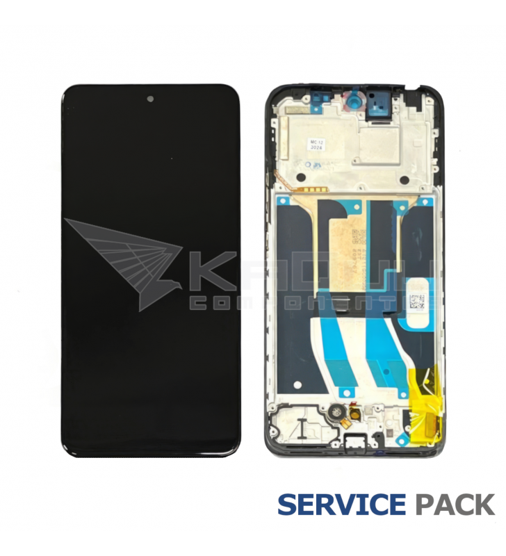 Pantalla Lcd Realme 12+ RMX3867 Marco Negro 621029000180 Service Pack