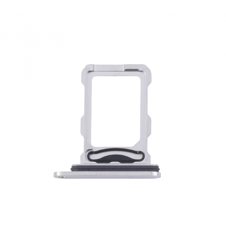 Bandeja Sim Dual para iPhone 16 Pro A3293, 16 Pro Max A3296 Blanco