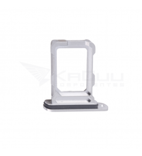 Bandeja Sim Dual para iPhone 16 Pro A3293, 16 Pro Max A3296 Blanco