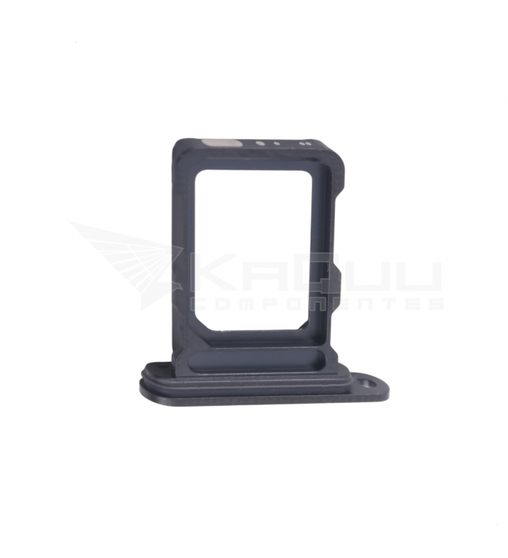 Bandeja Sim Dual para iPhone 16 Pro A3293, 16 Pro Max A3296 Negro