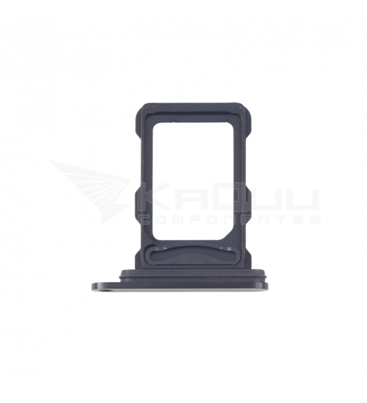 Bandeja Sim Dual para iPhone 16 Pro A3293, 16 Pro Max A3296 Negro