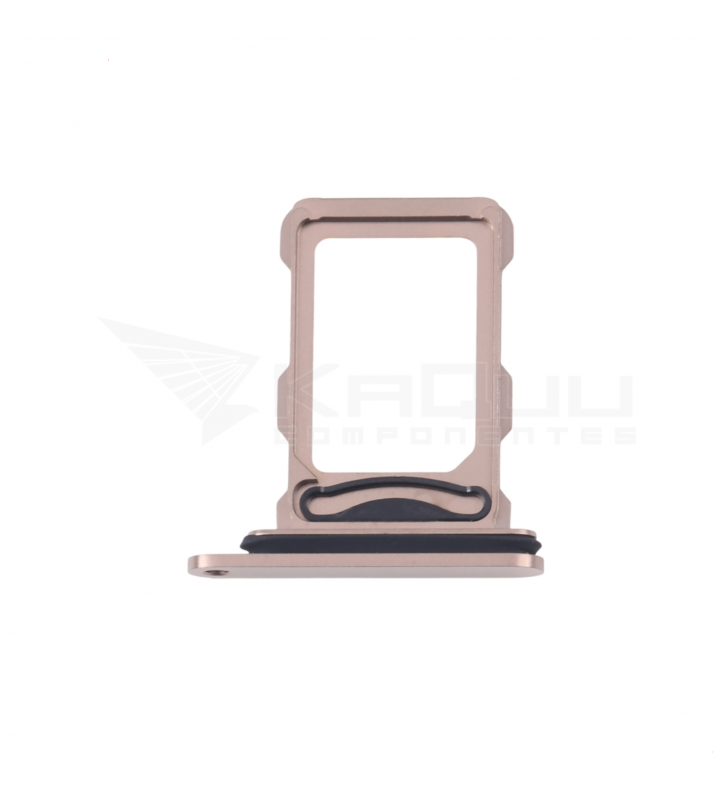 Bandeja Sim Dual para iPhone 16 Pro A3293, 16 Pro Max A3296 Dorado