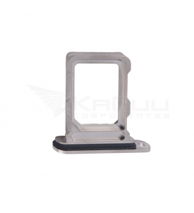 Bandeja Sim Dual para iPhone 16 Pro A3293, 16 Pro Max A3296 Gris