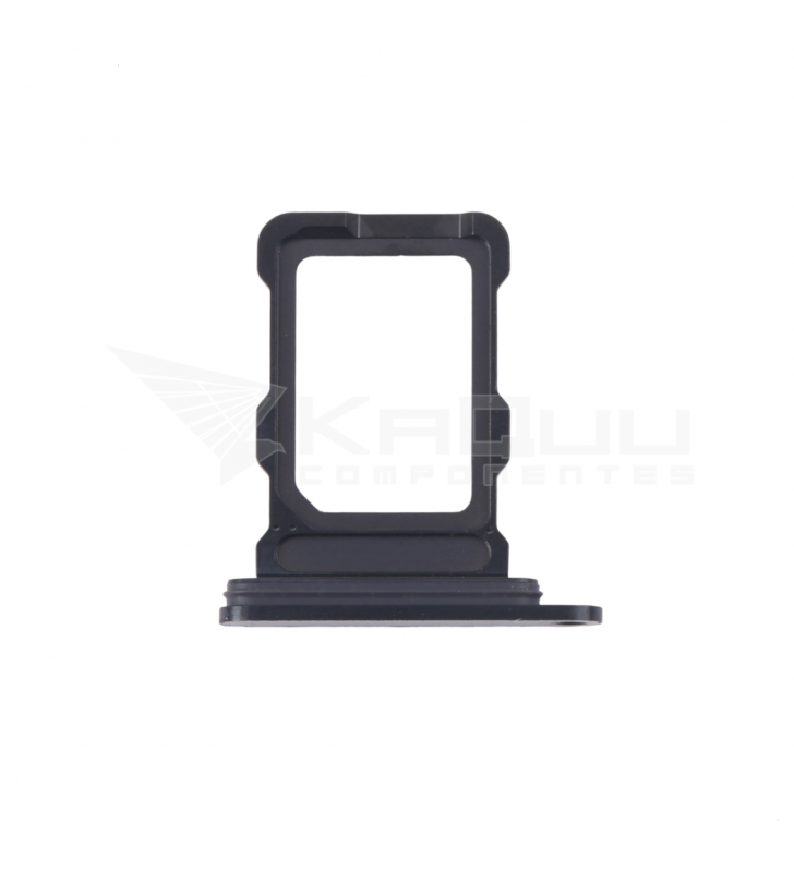 Bandeja Sim para iPhone 16 Pro A3293, 16 Pro Max A3296 Negro