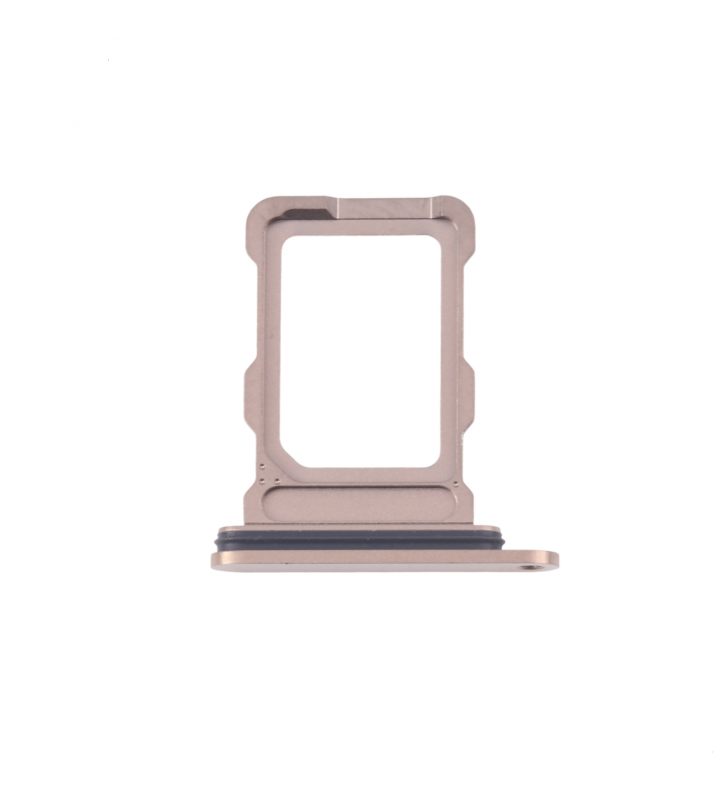Bandeja Sim para iPhone 16 Pro A3293, 16 Pro Max A3296 Dorado