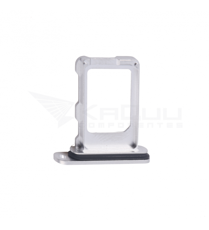 Bandeja Sim para iPhone 16 Pro A3293, 16 Pro Max A3296 Blanco