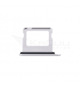 Bandeja Sim para iPhone 16 A3287, 16 Plus A3290 Plata