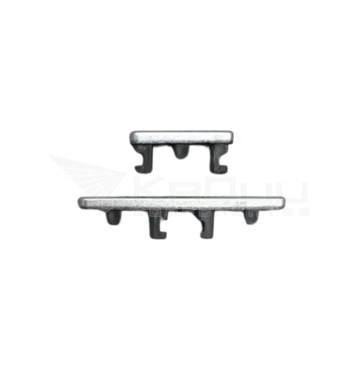 Set Botón Power Encendido Volumen para Realme GT 6 RMX3851 Plata