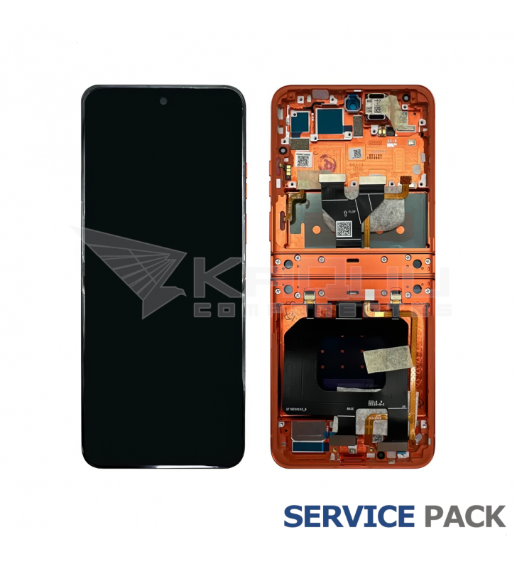 Pantalla Lcd Motorola Razr 50 XT2453 Marco Naranja 5D68C24808 Service Pack