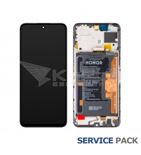 Pantalla Lcd Honor 90 Smart CLK-NX1, X7B CLX-LX1 Marco Negro con Batería 0235AHDQ 0235AHDT 0235ALUC Service Pack
