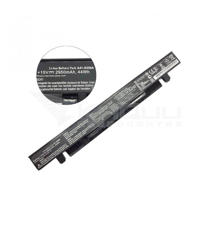 Batería para Asus K550 A550 X550CA X550LB R510 A41-X550A
