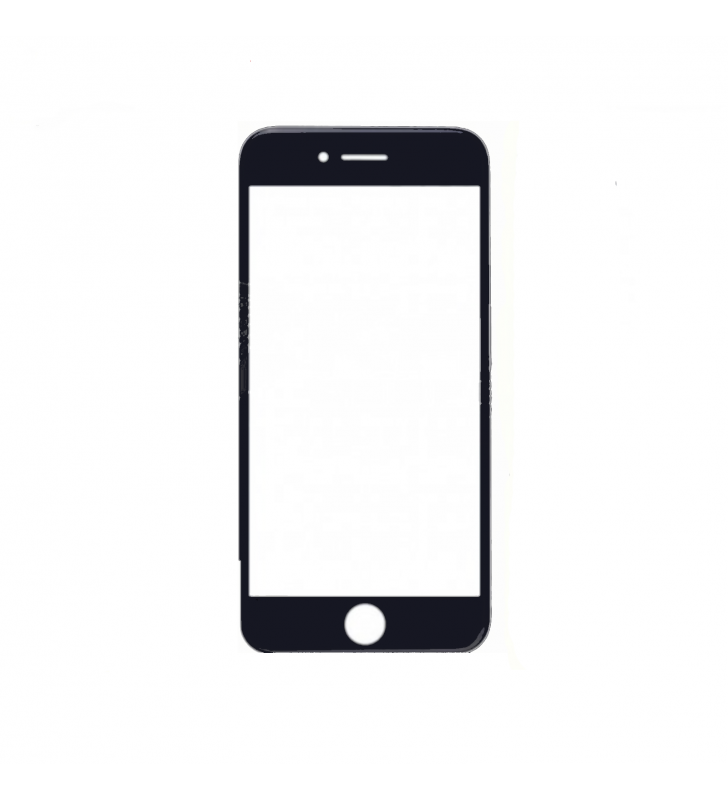 Cristal Frontal De Pantalla Marco con Oca para ReparaciÓn Iphone 7 A1660 Negro