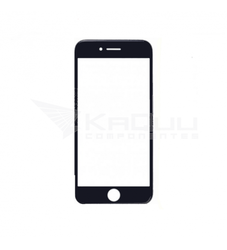 Cristal Frontal De Pantalla Marco con Oca para ReparaciÓn Iphone 7 A1660 Negro