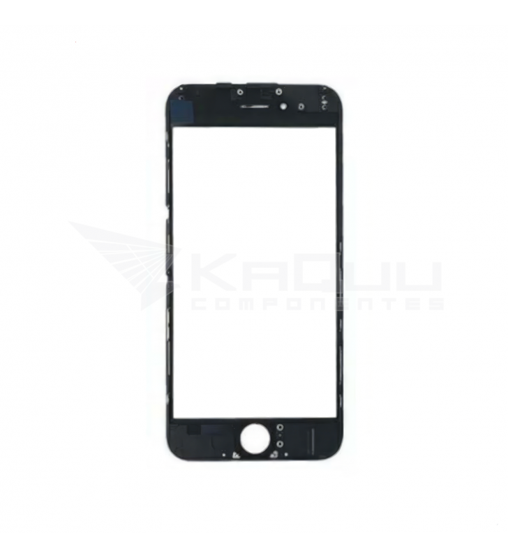 Cristal Frontal De Pantalla Marco con Oca para ReparaciÓn Iphone 6S A1633 Negro