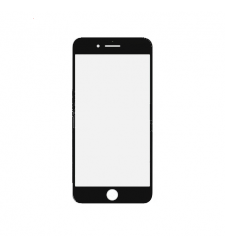 Cristal Frontal De Pantalla Marco con Oca para ReparaciÓn Iphone 7 Plus A1661 A1784 Negro
