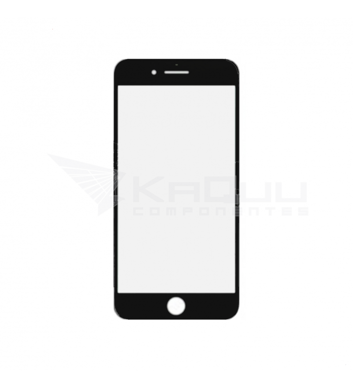 Cristal Frontal De Pantalla Marco con Oca para ReparaciÓn Iphone 7 Plus A1661 A1784 Negro